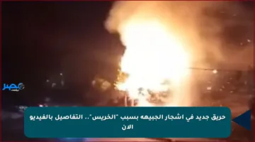 حريق جديد في أشجار الجبيهة بسبب “الخريس”.. التفاصيل بالفيديو الآن